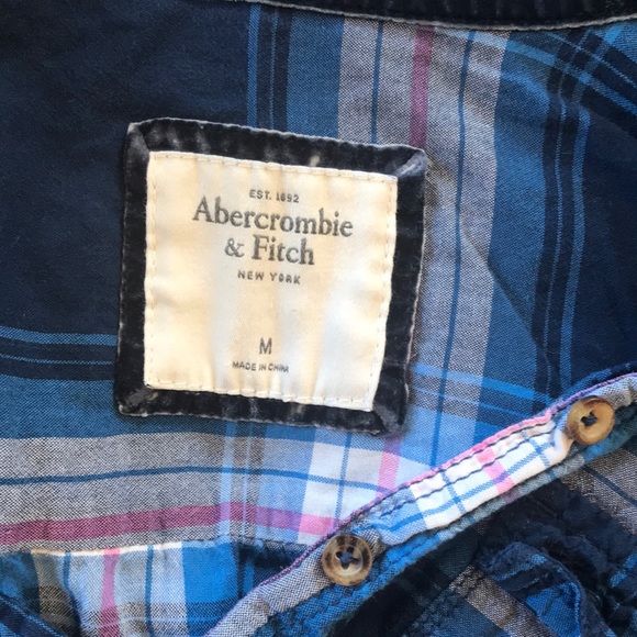 Abercrombie Plaid Long Sleeve Shirt - Picture 3 of 3